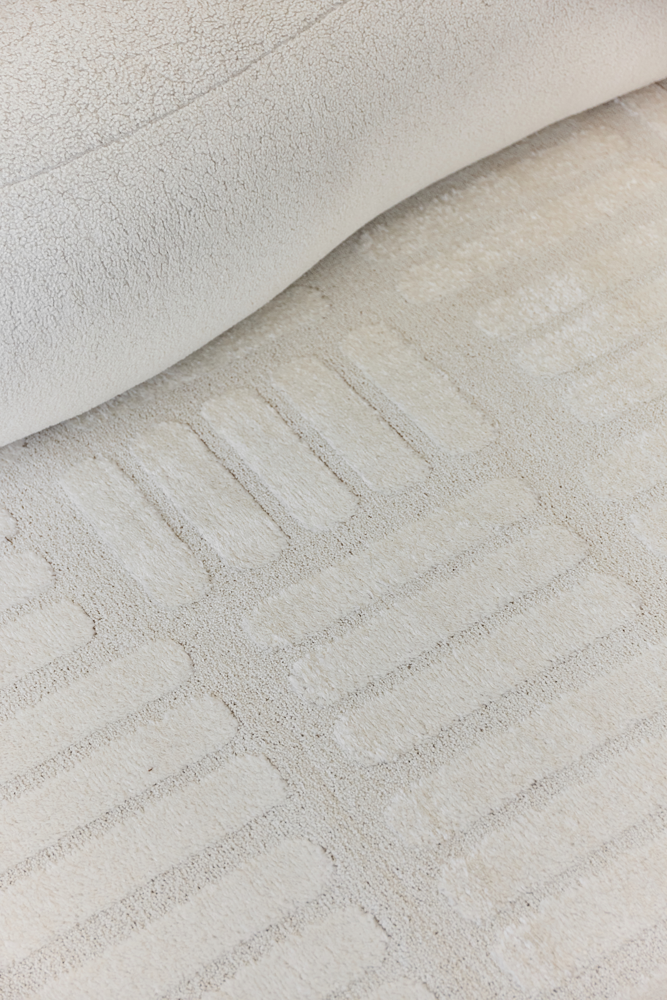 Tapis Terra Crème Rayures