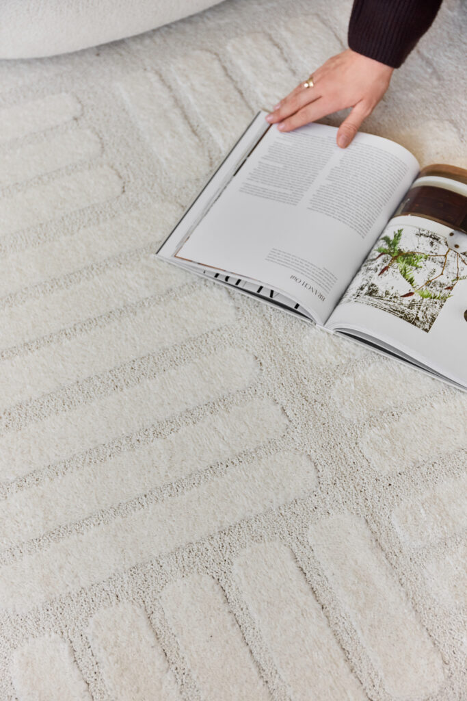 Tapis Terra Crème Rayures