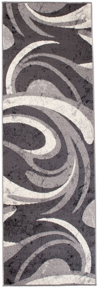 Tapis de couloir Dream Abstrait Gris Ondes Fines