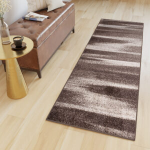 Tapis de couloir Sari Marron Abstrait