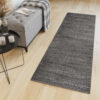 Tapis de couloir Sari Gris Foncé Mélange