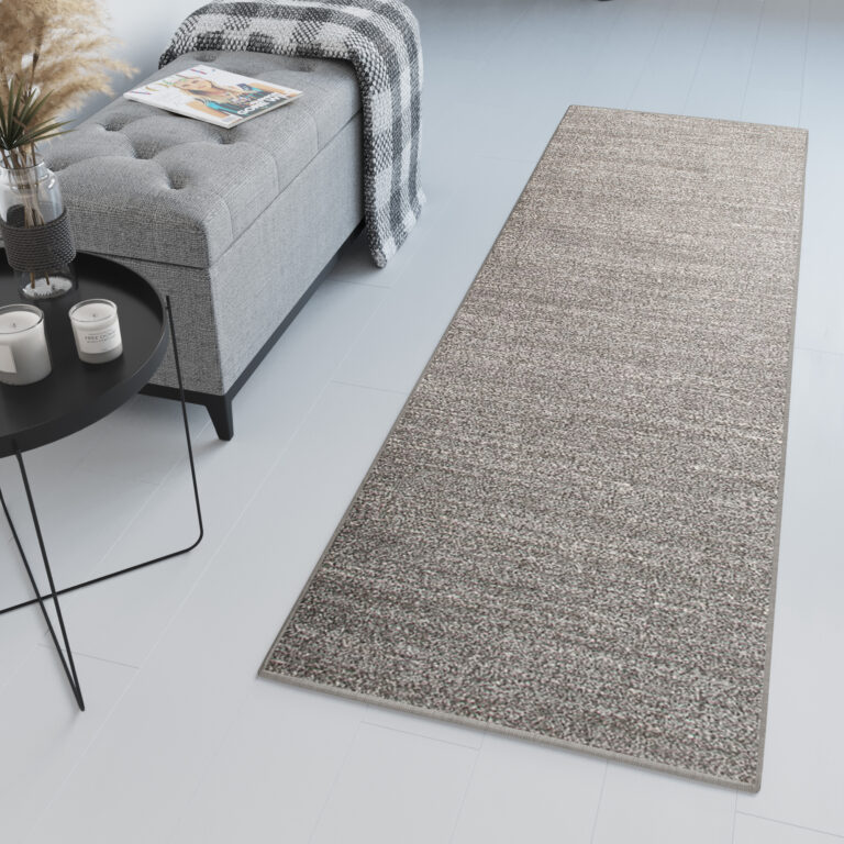 Tapis de couloir Sari Gris Mélange