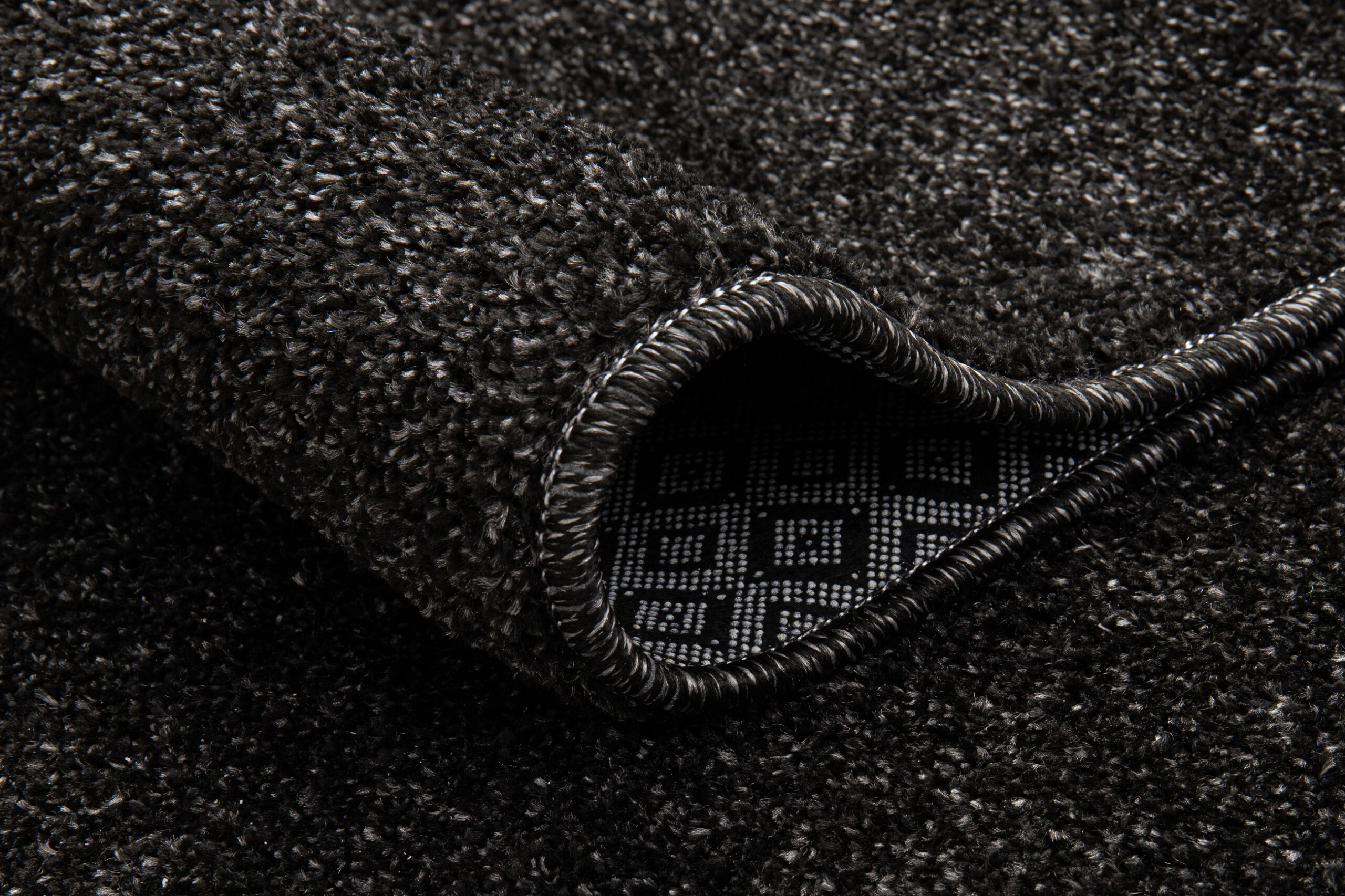 Tapis Noyan Anthracite Moderne Antidérapant