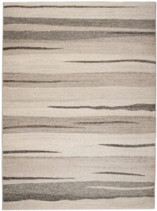 Tapis Sari Beige Crème Abstrait