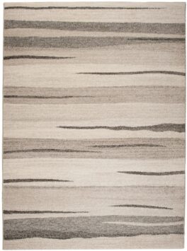 Tapis Sari Beige Crème Abstrait