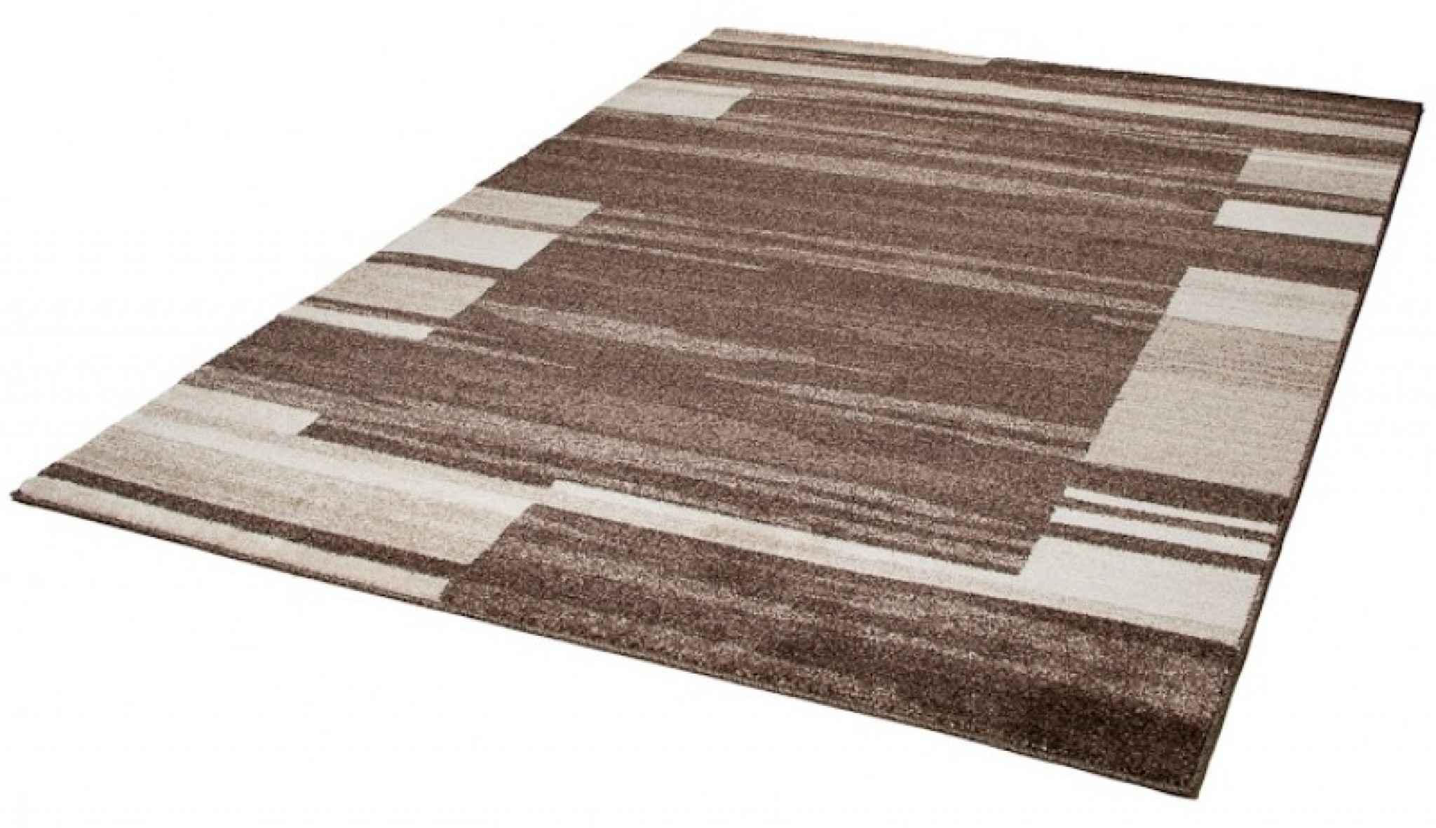 Tapis Sari Marron Cadre