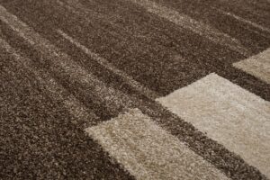 Tapis Sari Marron Cadre