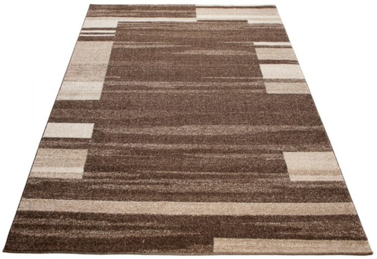 Tapis Sari Marron Cadre