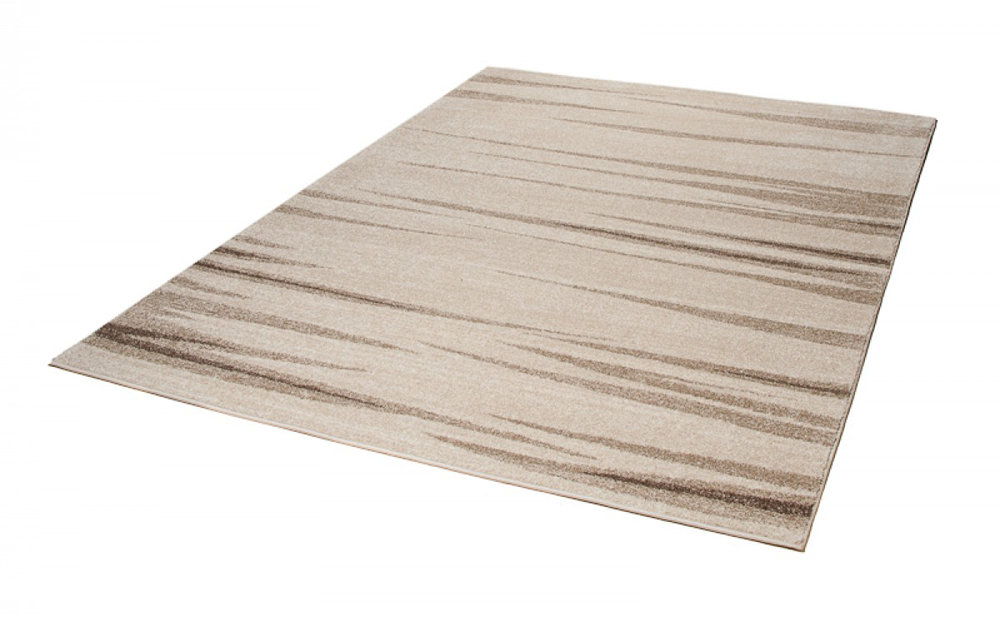 Tapis Sari Beige Rayé
