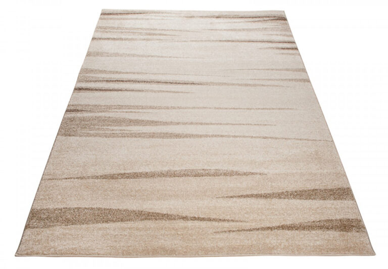 Tapis Sari Beige Rayé