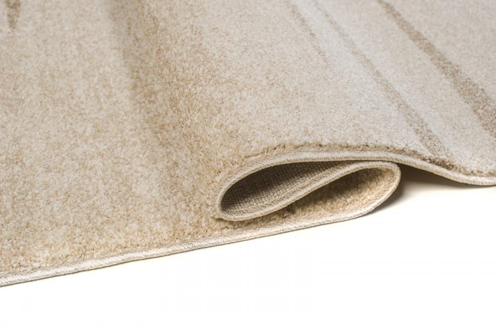 Tapis Sari Beige Rayé