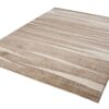 Tapis Sari Beige Foncé Rayé
