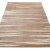 Tapis Sari Beige Foncé Rayé