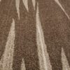 Tapis Sari Marron Beige Rayé