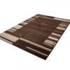 Tapis Sari Marron Foncé Cadre