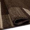 Tapis Sari Marron Foncé Cadre