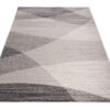 Tapis Sari Gris Beige Géométrique