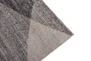 Tapis Sari Gris Beige Géométrique
