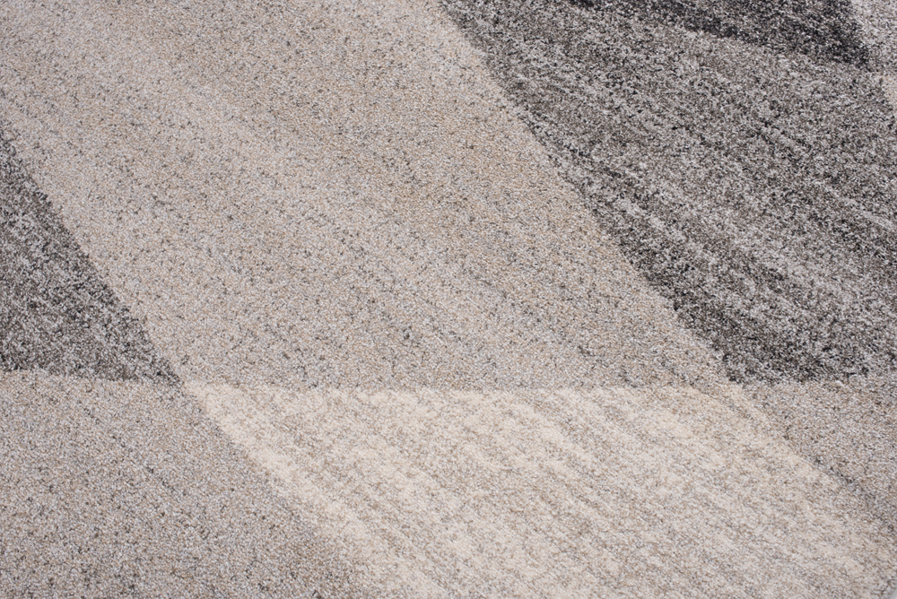 Tapis Sari Gris Beige Géométrique