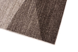 Tapis Sari Marron Beige Géométrique