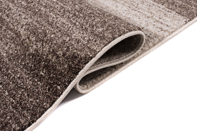 Tapis Sari Marron Beige Géométrique