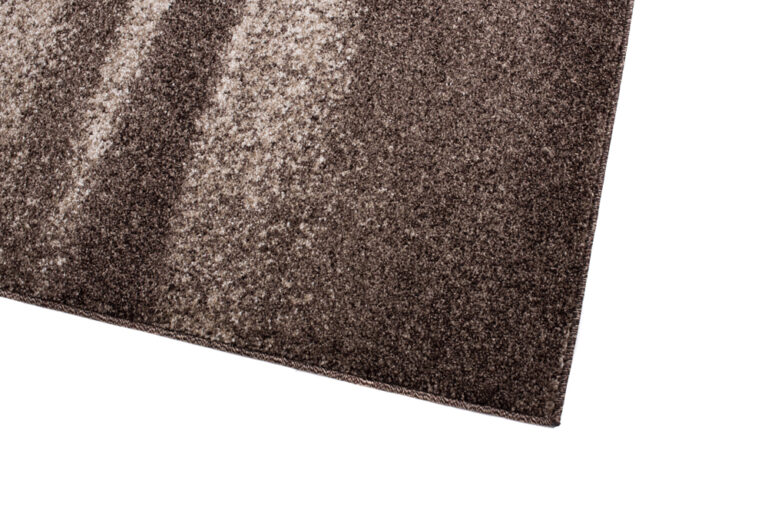 Tapis Sari Marron Clair Abstrait