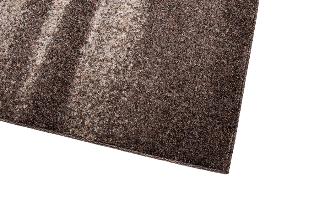 Tapis Sari Marron Clair Abstrait