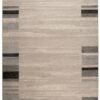 Tapis Sari Beige Gris Cadre