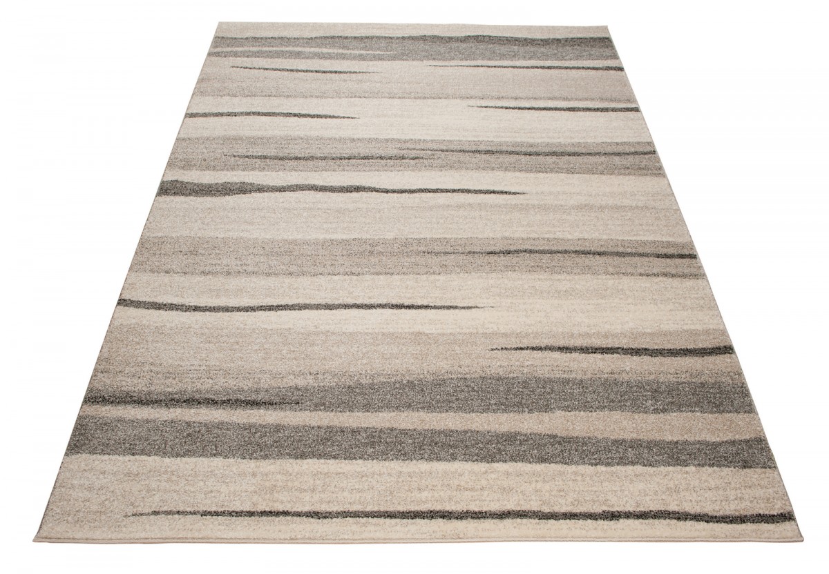 Tapis Sari Beige Crème Abstrait