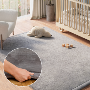 Tapis Enfant Fluffin Gris Foncé