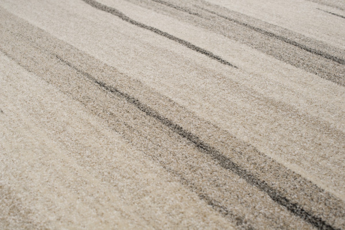 Tapis Sari Beige Crème Abstrait