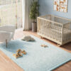 Tapis Enfant Fluffin Bleu
