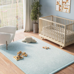 Tapis Enfant Fluffin Bleu