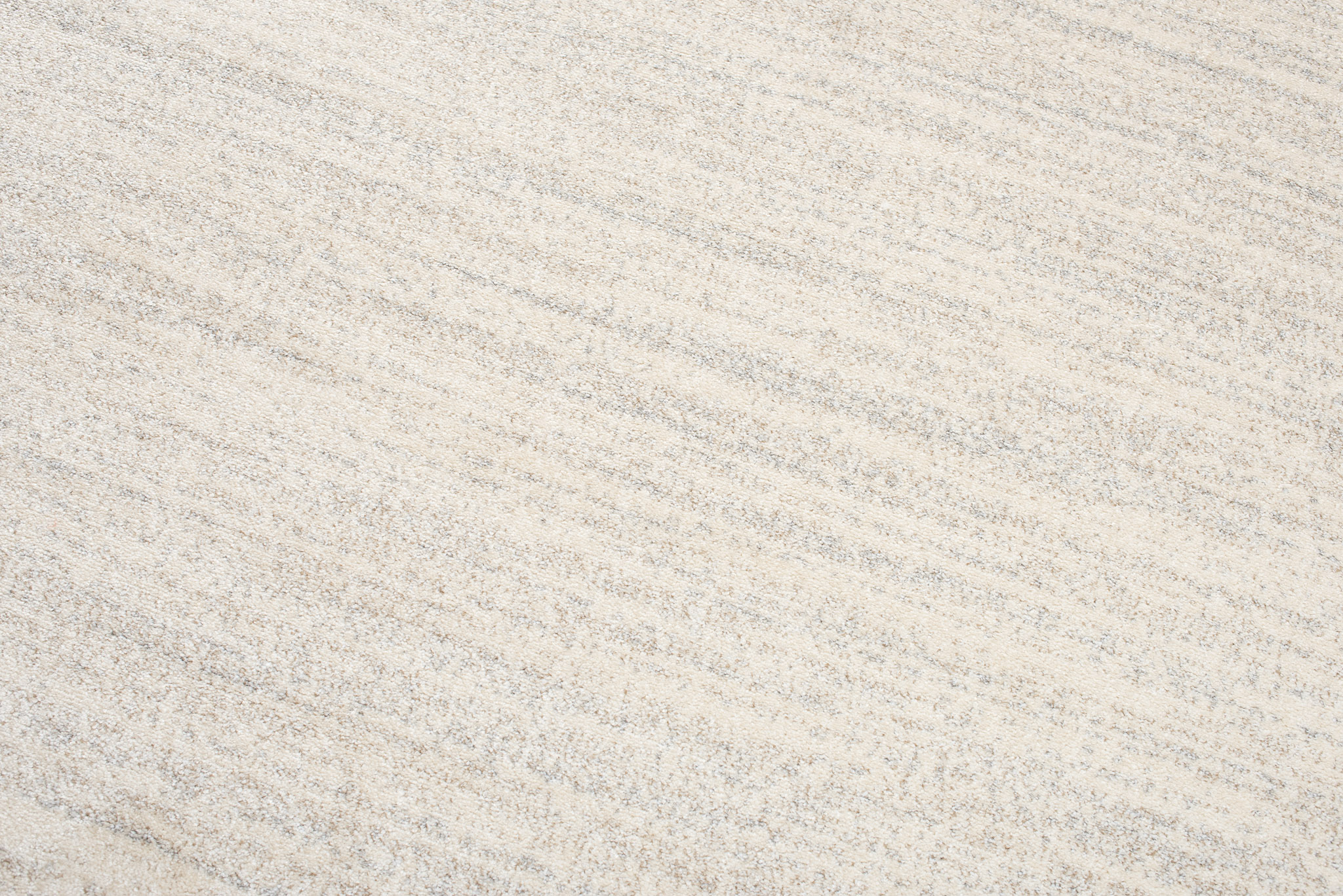 Tapis Sari avec Franges Crème Clair