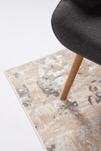 Tapis de Couloir Crystal Beige Gris Abstrait