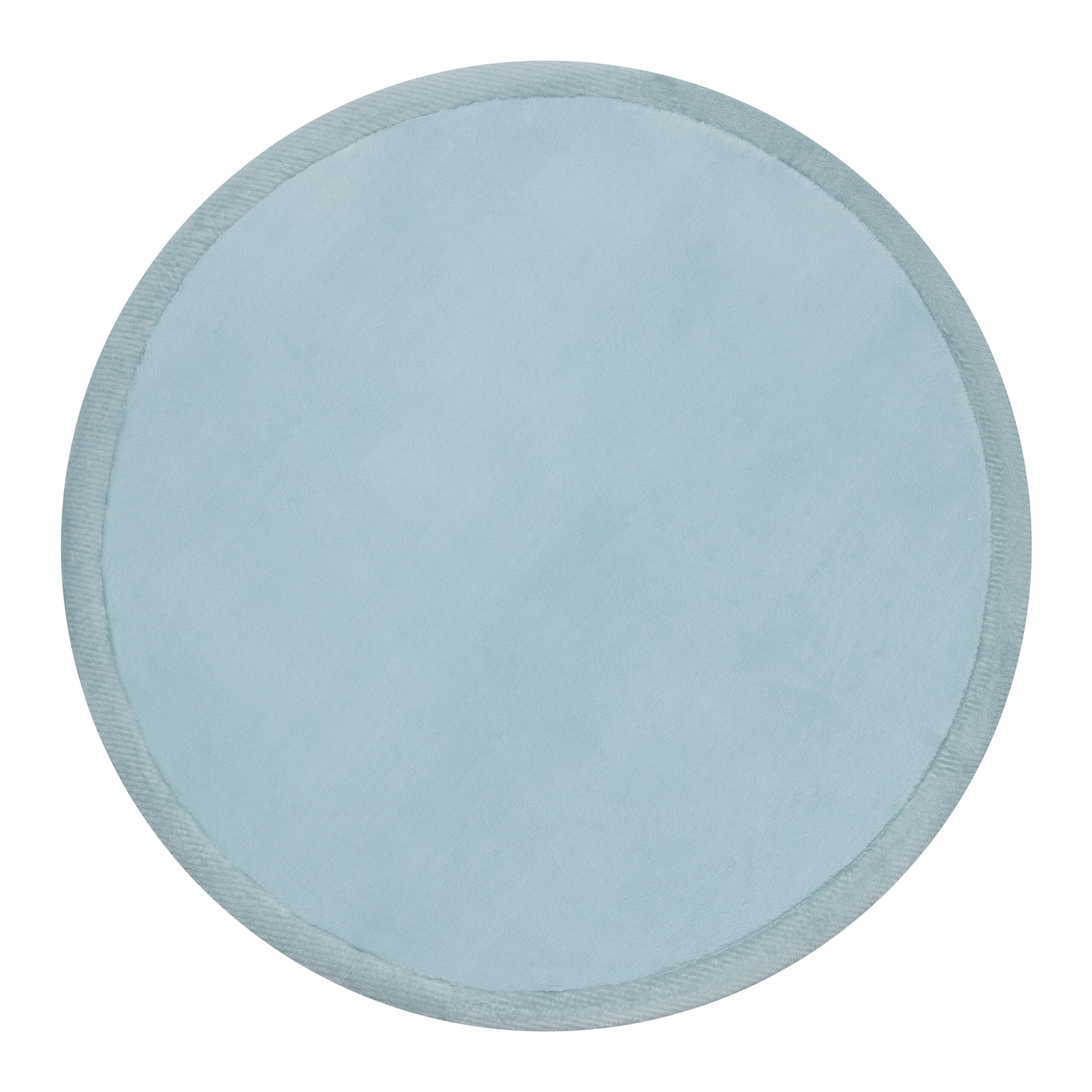Tapis Enfant Fluffin Rond Bleu