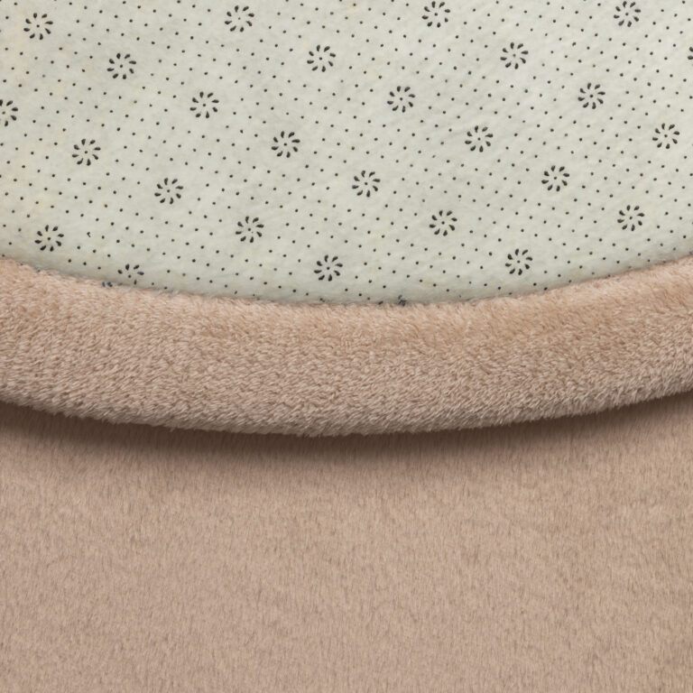 Tapis Enfant Fluffin Rond Beige