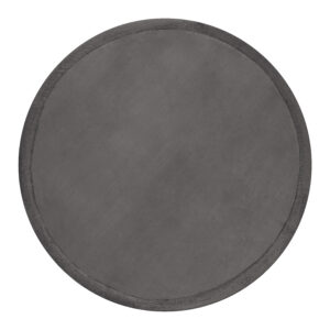 Tapis Enfant Fluffin Rond Gris Foncé