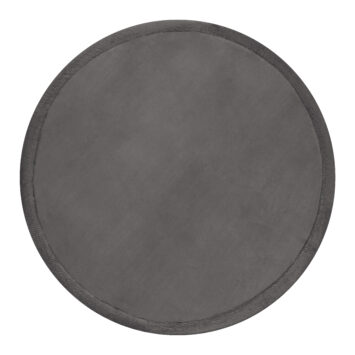 Tapis Enfant Fluffin Rond Gris Foncé