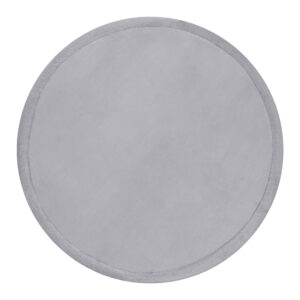 Tapis Enfant Fluffin Rond Gris Clair