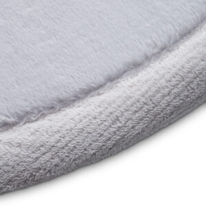 Tapis Enfant Fluffin Rond Gris Clair