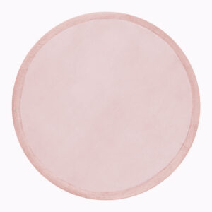 Tapis Enfant Fluffin Rond Rose