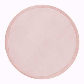 Tapis Enfant Fluffin Rond Rose