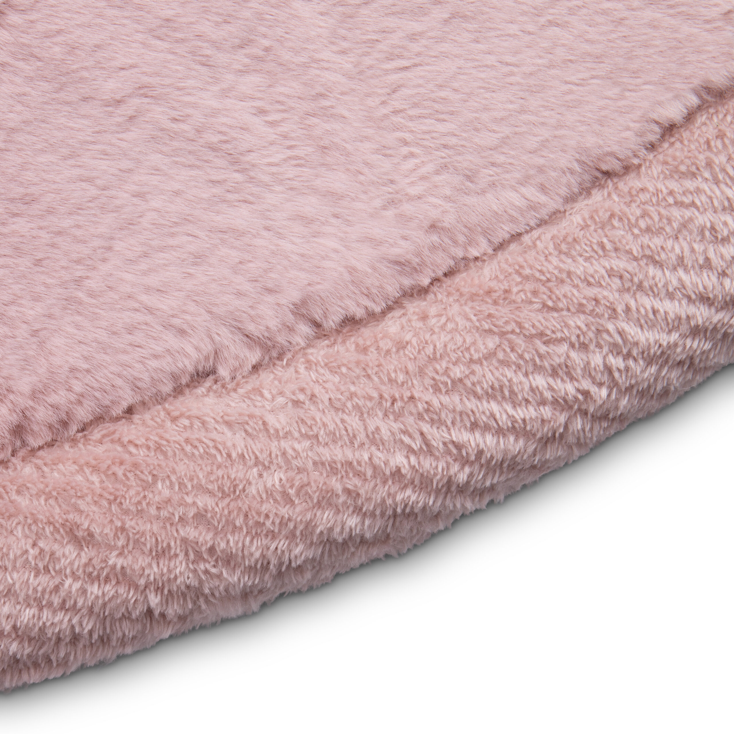 Tapis Enfant Fluffin Rond Rose