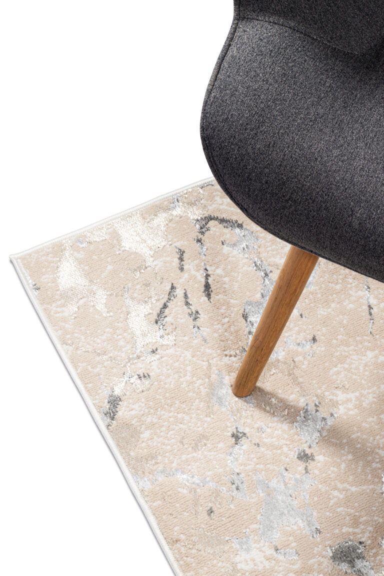 Tapis de Couloir Crystal Beige Gris Moderne