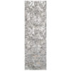 Tapis de Couloir Crystal Gris Foncé Beige Moderne