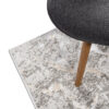 Tapis de Couloir Crystal Gris Foncé Beige Moderne