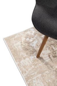 Tapis de Couloir Crystal Marron Or Abstrait