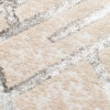 Tapis de Couloir Crystal Beige Gris Zigzag