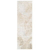 Tapis de Couloir Crystal Beige Marron Feuilles